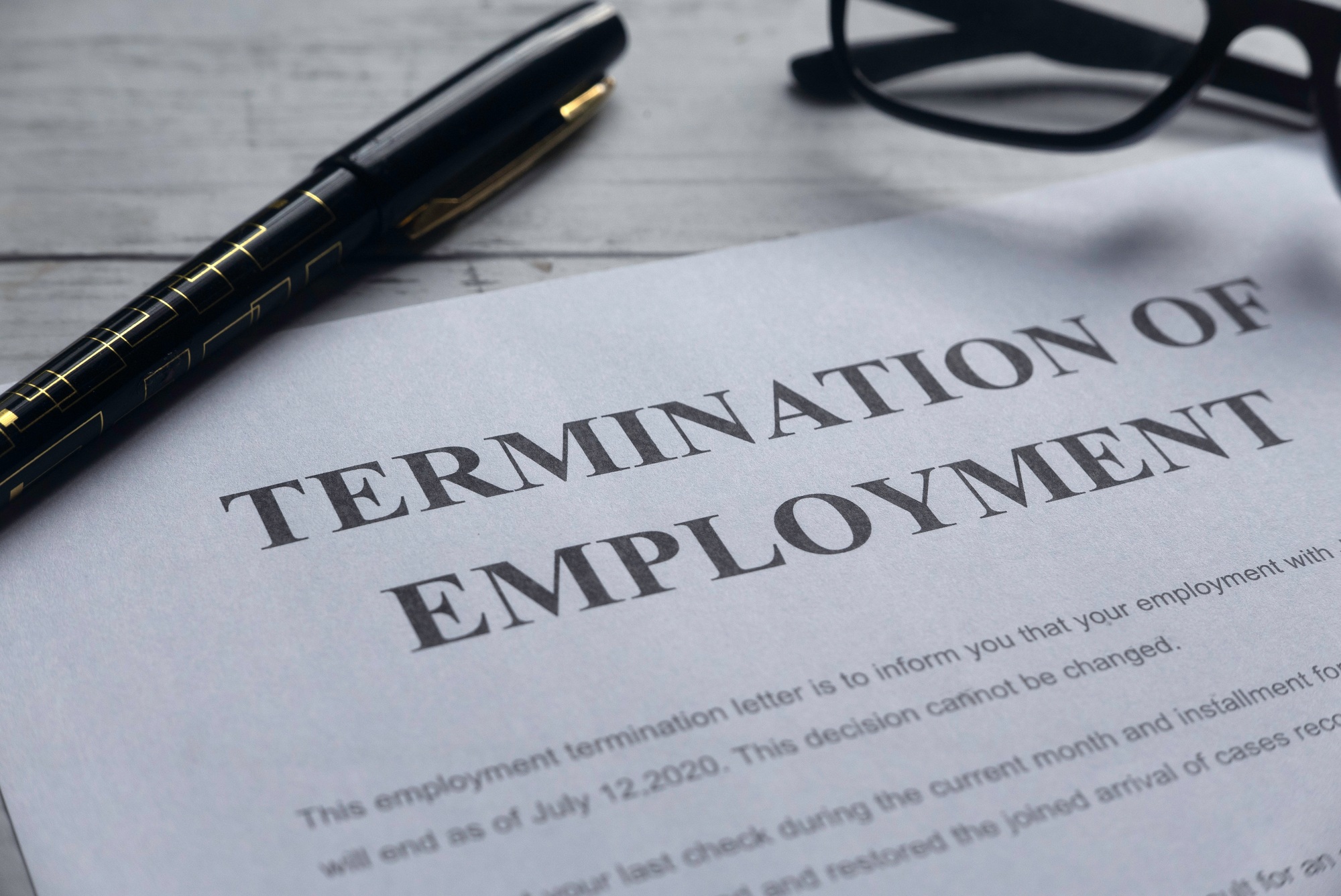 Termination of employment